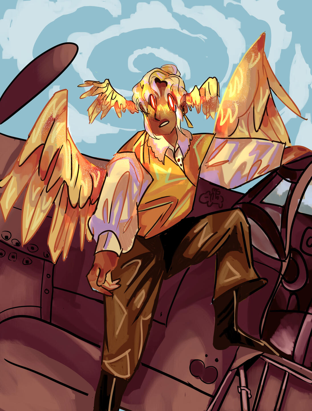 Fanart of my friends OC